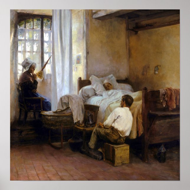 Poster Gaston La Touche O Primeiro Nascer (Frente)