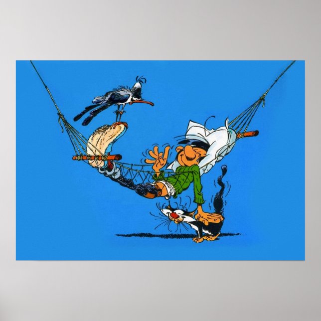 Poster Gaston lagaffe guust flater (Frente)