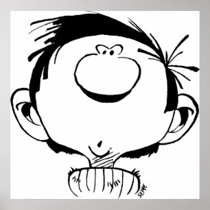 Poster Gaston Lagaffe Guust Flater Gomer Goof por Seppe M