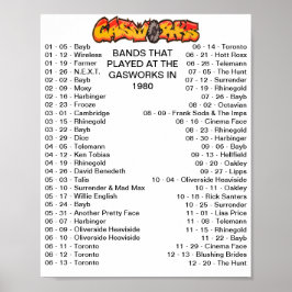 POSTER GASWORKS - 1980