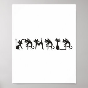 Poster Gata Diversão De Gato, Garotas De Gato Para Harris