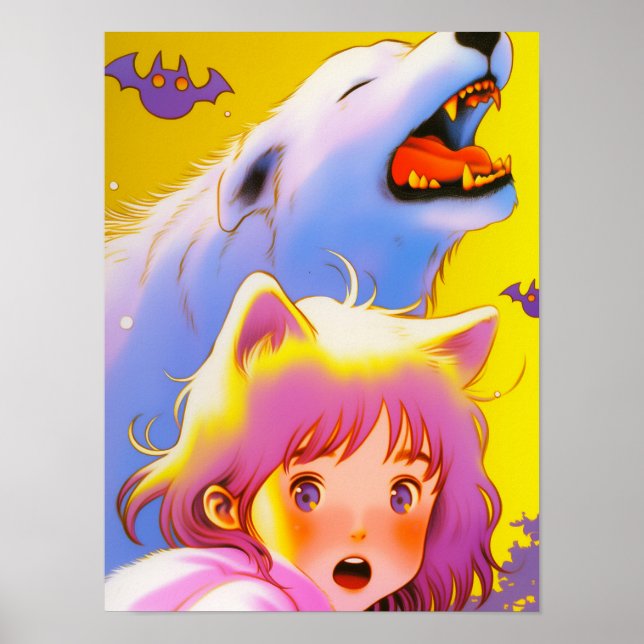 Poster Gata Garota e Cão Fantasma (Frente)