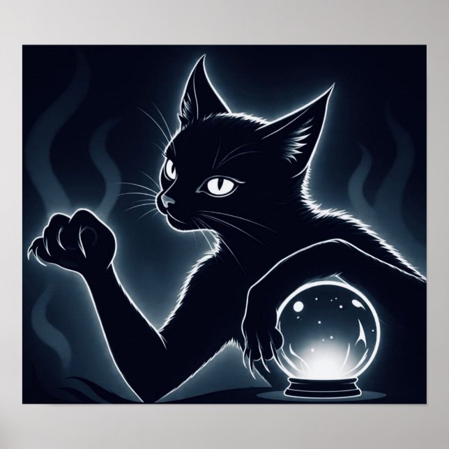 Poster GataPretaPsíquica (Frente)