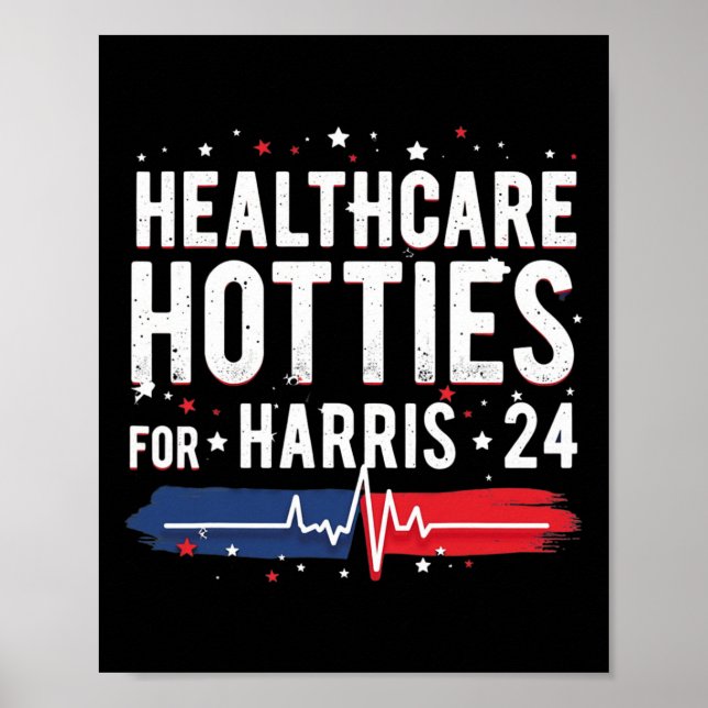 Poster Gatas da Saúde Para Harris Citação de 24 Design  (Frente)