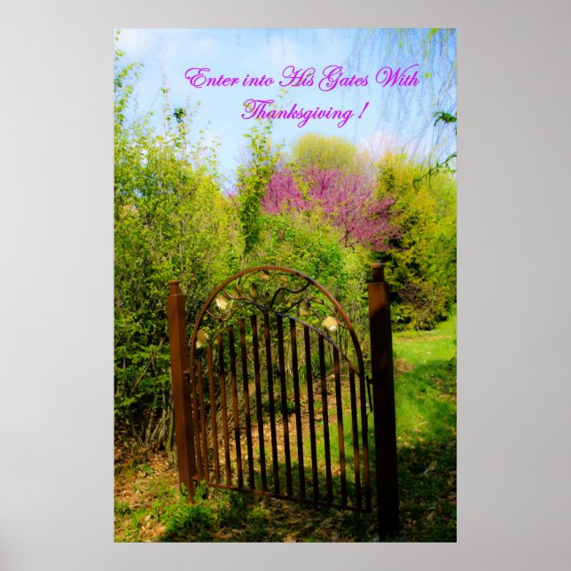 POSTER GATE OF THANKSGIVING (Frente)