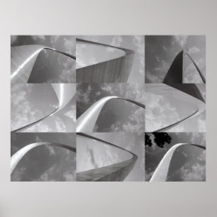 Pôster Gateway famoso para o oeste da Rua Louis Arch