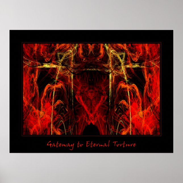 Poster Gateway para Tortura Eterna (Frente)