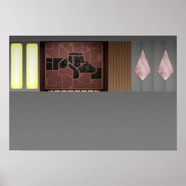 Poster Gateway room diorama