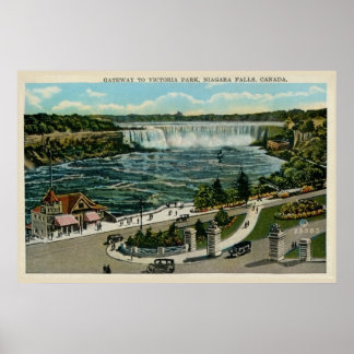 Pôster Gateway to Victoria Park, Niagara Falls, Canadá