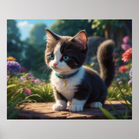 *~* Gatinho 5:4 Gato Preto de Olhos Azuis Smocki