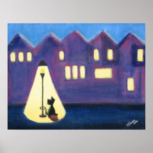 Pôster Gatinho da cidade (Frente)