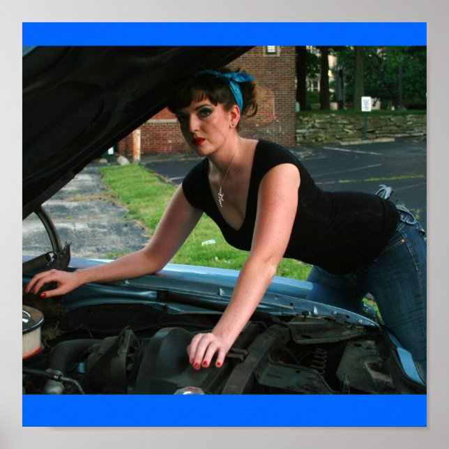 Poster Gatinho de graxa (Frente)