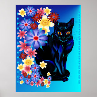 Poster Gatinho do Jardim Negro