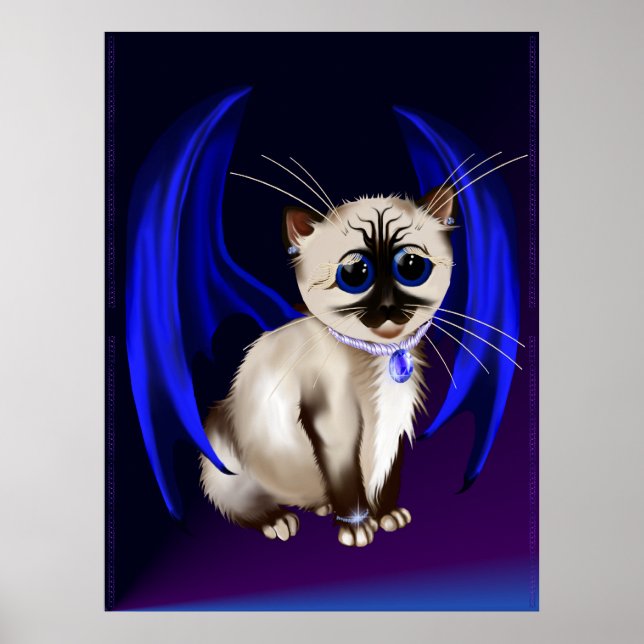 Poster Gatinho Dragon (Frente)