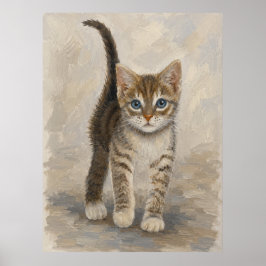 Poster Gatinho Listrado
