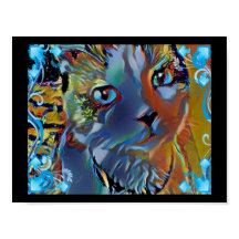 gatinho sobrenatural azul de neve