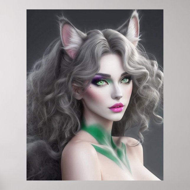 POSTER GATINHO WAIFU 02 (Frente)