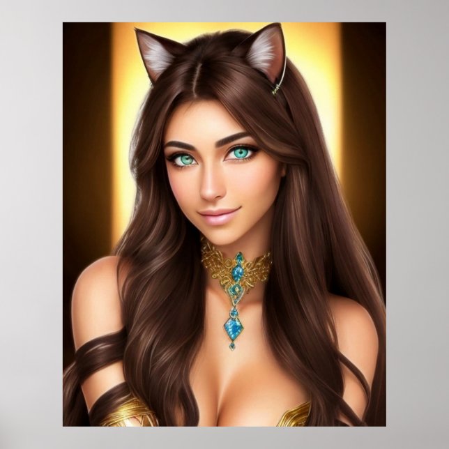 POSTER GATINHO WAIFU 11 (Frente)