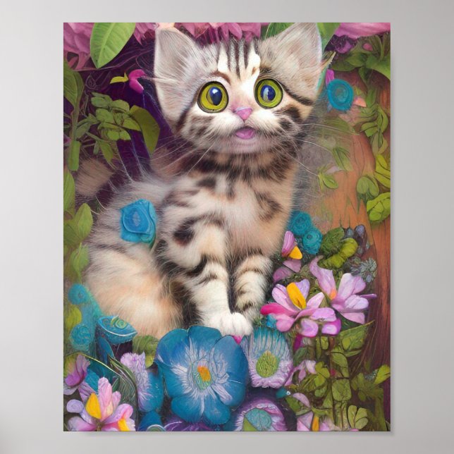 Poster Gatinhos Adoráveis 10 (Frente)