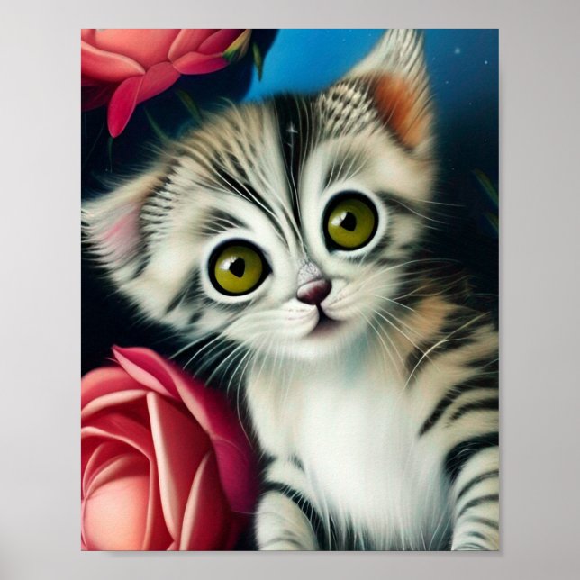 Poster Gatinhos Adoráveis 7 (Frente)