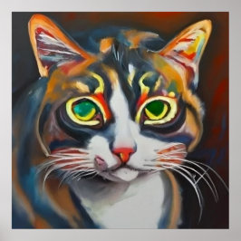 Poster Gato Asiático