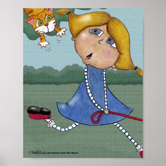 Pôster Gato Assustador (Frente)