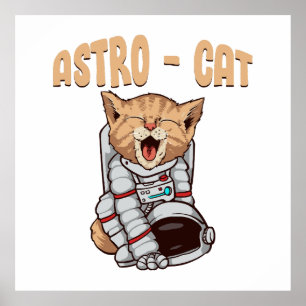 Poster Gato Astro