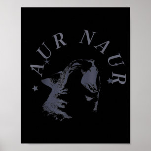 Poster Gato Aur Naur Engraçado Acento Australiano