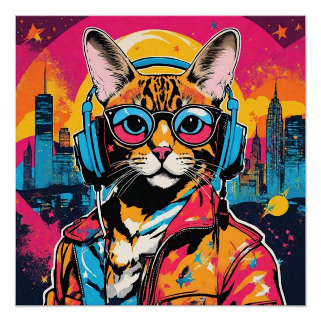 PÔSTER GATO BENGAL NA CASA 4 (Frente)