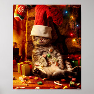 Poster Gato com a Cabeça