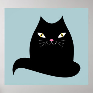 Poster Gato cor-de-rosa do nariz