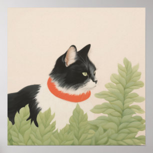 Poster Gato de Boho