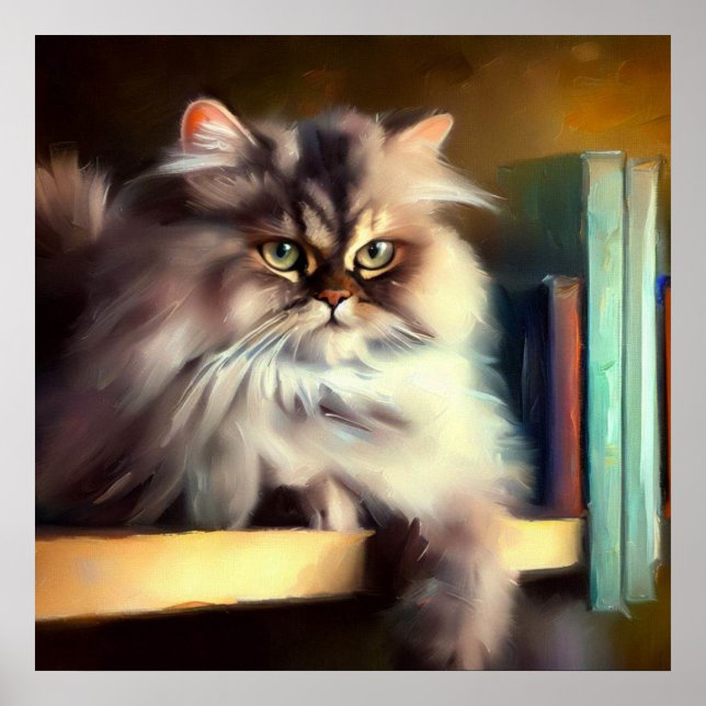 Poster Gato de Cabra Britânica (Frente)