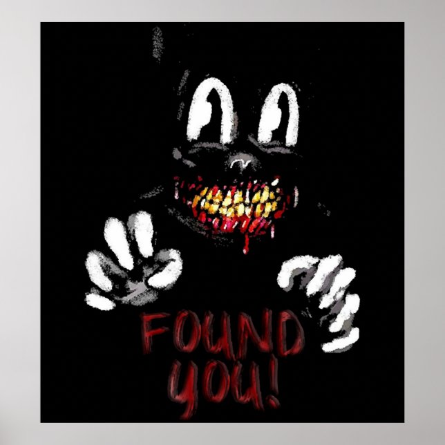 Poster Gato de Cartografia, Horror, Gato Assustador, Enco (Frente)