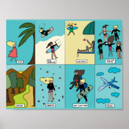 Poster Gato de cozinha/cozinha - Por que adoramos o kites