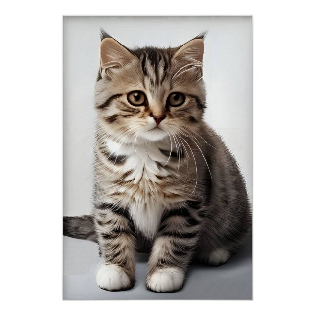 Pôster Gato de Gato Perdido no Tempo (Frente)