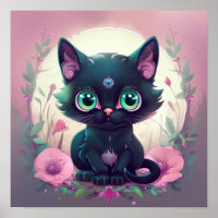 Gato de gótico pastel