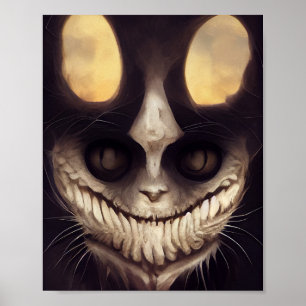 Poster Gato de horror assustador