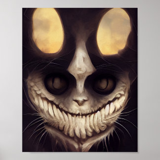 Poster Gato de horror assustador