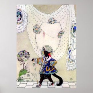 Poster Gato de Kay Nielsen em Boots