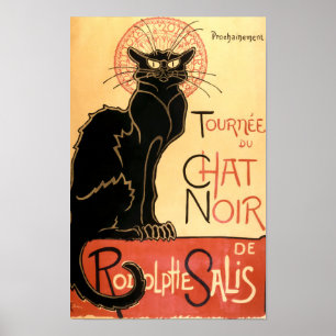 Poster Gato de Nouveau da arte do vintage por Théophile