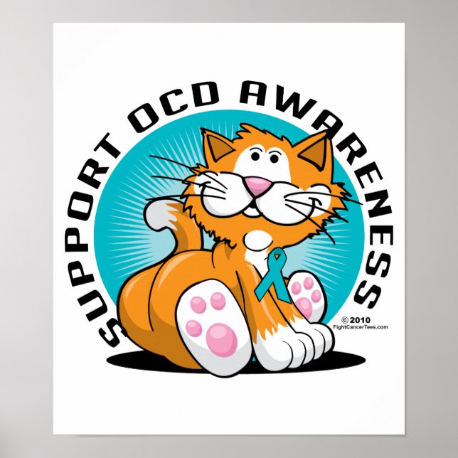 Poster Gato de OCD (Frente)