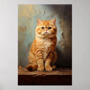 Poster Gato de Shorthair exótico