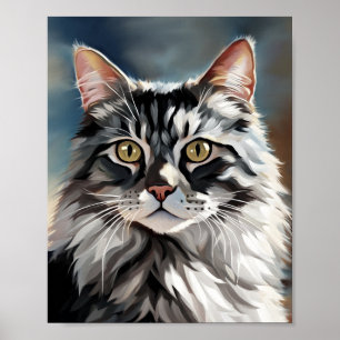 Poster Gato digital 765
