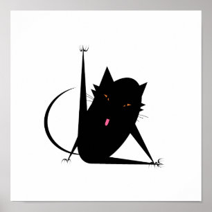 Pôster Gato do banho
