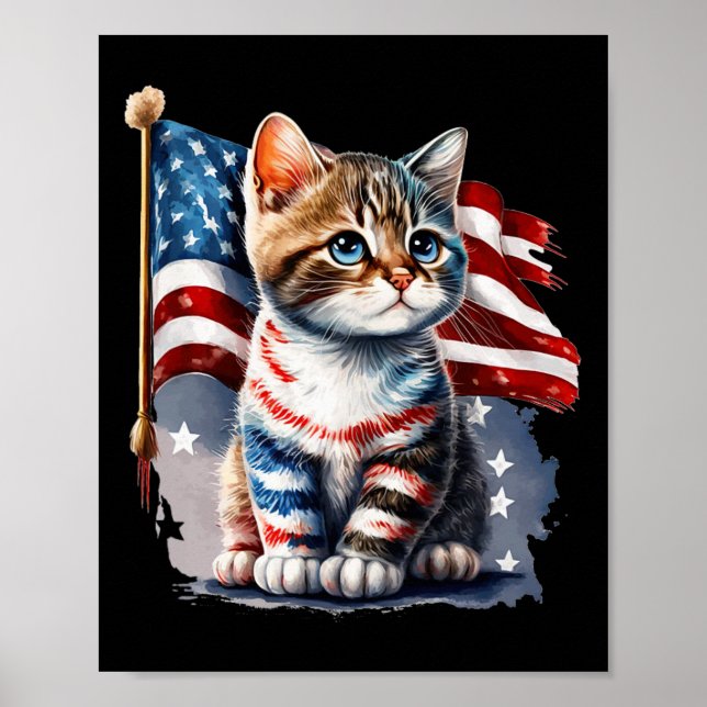 Poster Gato do Dia da Memória (Frente)