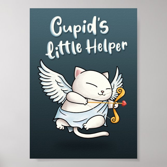 Poster Gato do Pequeno Auxiliar de Cupido (Frente)