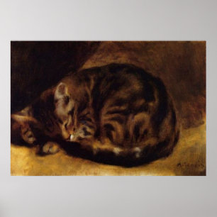 Poster Gato do sono do A de Renoir