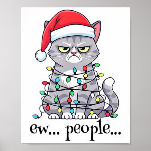 Poster Gato Eww Pessoas Humor Adulto Masculino Feminino I