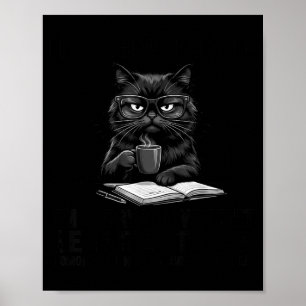 Poster Gato Falando Para Homens Mulheres Engraçado Eu Ten